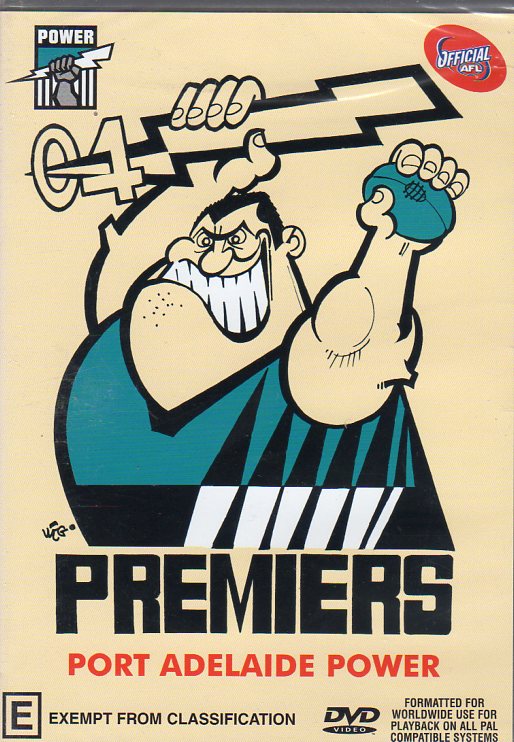 Cat. No. DVDS 1176: 2004 AFL PREMIERS - PORT ADELAIDE POWER. AFL AFVD334.