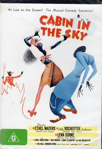 Cat. No. DVD 1483: CABIN IN THE SKY ~ ETHEL WATERS /  EDDIE "ROCHESTER" ANDERSON / LENA HORNE / LOUIS ARMSTRONG / DUKE ELLINGTON AND HIS ORCHESTRA. WARNER BROS. 67678. /