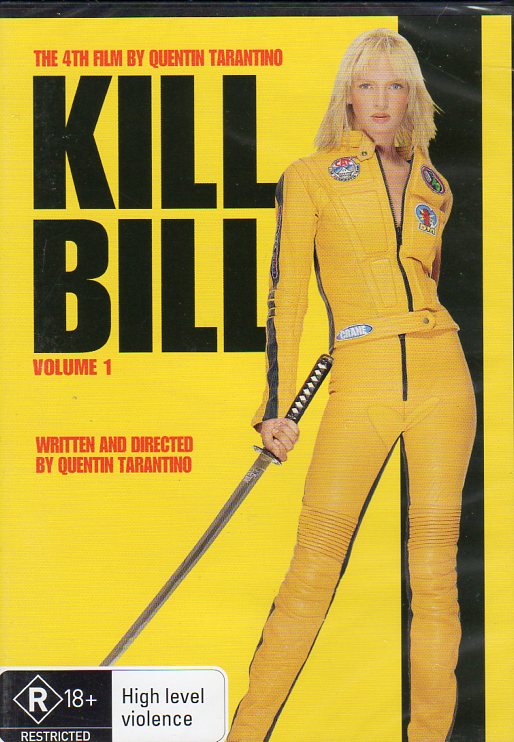 Cat. No. DVDM 2000: KILL BILL ~ UMA THURMAN / LUCY LIU / VIVICA A. FOX / DAVID CARRADINE. MIRAMAX / ROADSHOW R-112000-9.