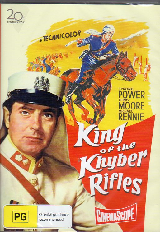 Cat. No. DVDM 1976: KING OF THE KHYBER RIFLES ~ TYRONE POWER / TERRY MOORE / MICHAEL RENNIE. 20TH CENTURY FOX / BOUNTY BF233.