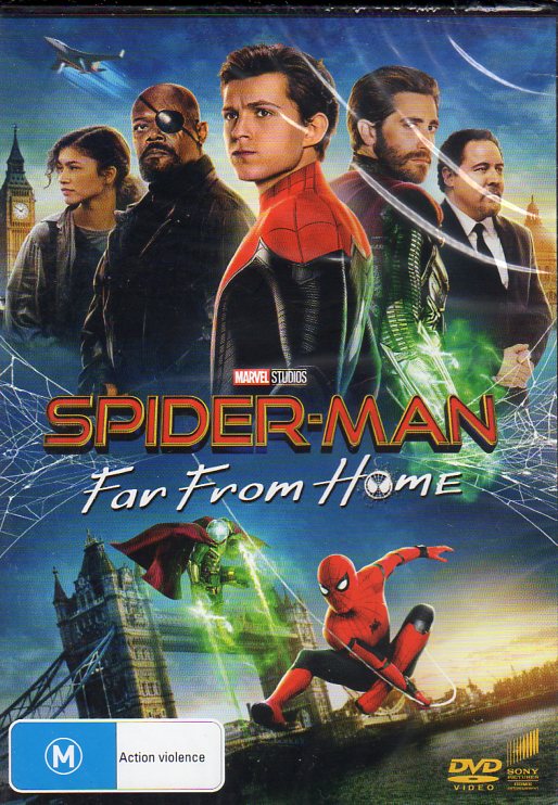 Cat. No. DVDM 2002: SPIDER-MAN - FAR FROM HOME. TOM HOLLAND / SAMUEL L. JACKSON / ZENDAYA COLBIE SMULDERS / JAN FAVREAU. UNIVERSAL / SONY DK2627.