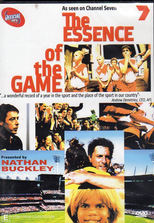 Cat. No. DVDS 1161: THE ESSENCE OF THE GAME. AFL AFVD459.