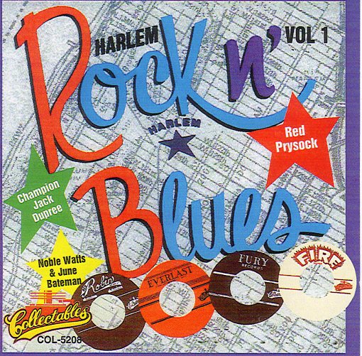Cat. No. 2251: VARIOUS ARTISTS ~ HARLEM ROCK'N'BLUES. COLLECTABLES COL-CD-5208.