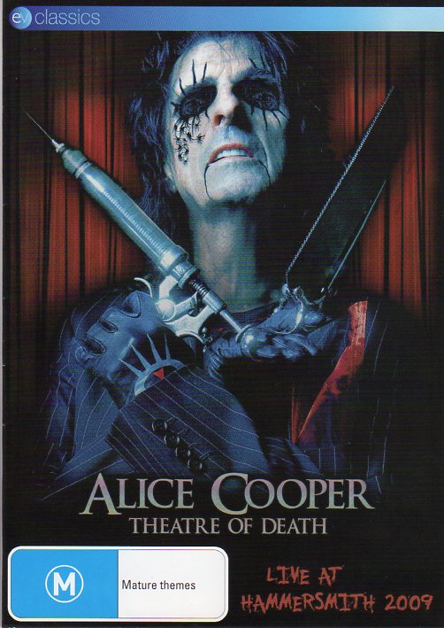 Cat. No. DVD 1427: ALICE COOPER ~ THEATRE OF DEATH - LIVE AT HAMMERSMITH 2009. EAGLE VISION EAG3713.