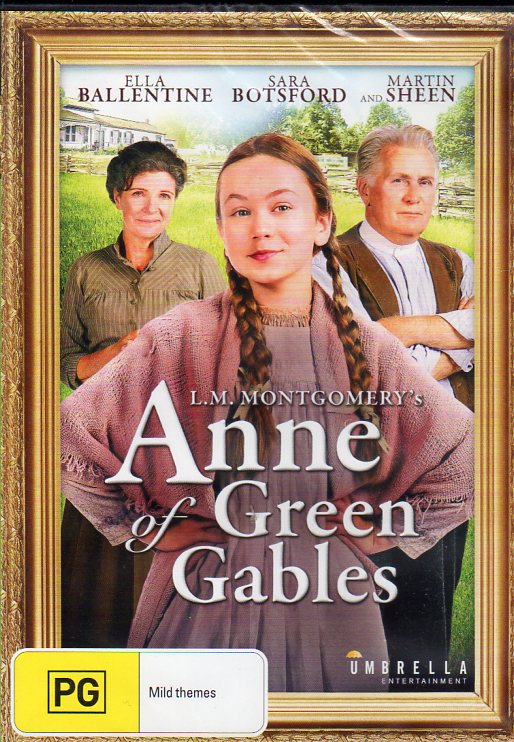 Cat. No. DVDM 1912: ANNE OF GREEN GABLES ~ ELLA BALLENTINE / SARA BOTSFORD / MARTIN SHEEN / DREW HAYTAOGLU / JULIA LALONDE. BREAKTHROUGH / UMBRELLA DAVID3368.
