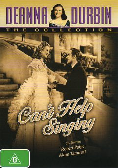 Cat. No. DVD 1348: CAN'T HELP SINGING ~ DEANNA DURBIN / ROBERT PAIGE. MIRAMAX C-115062-9.