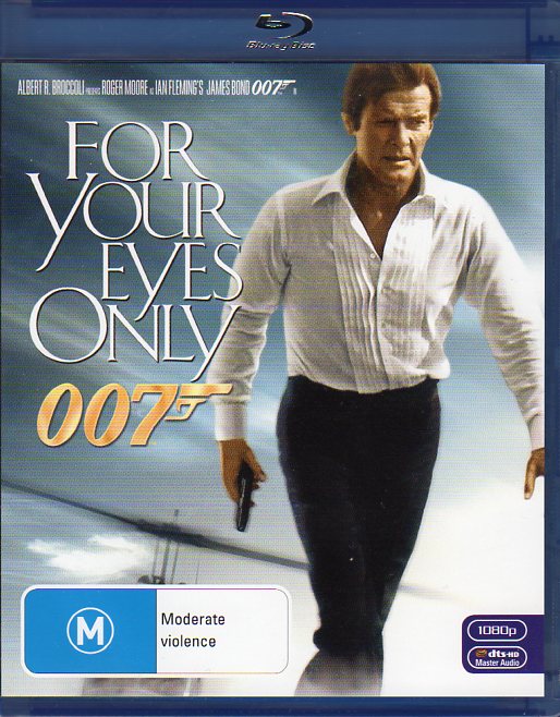 Cat. No. DVDMBR 1401: FOR YOUR EYES ONLY ~ ROGER MOORE / CAROLE BOUQUET / TOPOL. MGM / 2OTH CENTURY FOX. 95046SBO.