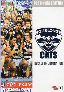 Cat. No. DVDS 1131: GEELONG CATS - DECADE OF DOMINATION. AFL AFVD666.