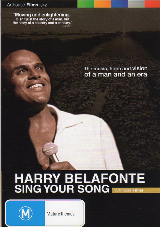 Cat. No. DVD 1412: HARRY BELAFONTE ~ SING YOUR SONG. MADMAN AF042.