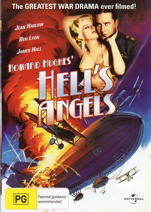 Cat. No. DVDM 1690: HELL'S ANGELS ~ JEAN HARLOW / BEN LYON / JAMES HALL. UNIVERSAL / BOUNTY BF236.