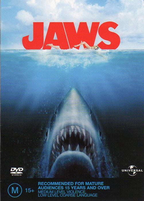 Cat. No. DVDM 1378: JAWS ~ ROY SCHEIDER / ROBERT SHAW / RICHARD DREYFUSS. UNIVERSAL 8204800.