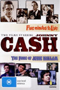 Cat. No. DVD 1145: JOHNNY CASH ~ FIVE MINUTES TO LIVE / THE PRIDE OF JESSE HALLAM. UMBRELLA DAVID 1212.