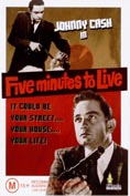 Cat. no. DVD 1112: JOHNNY CASH ~ FIVE MINUTES TO LIVE. UMBRELLA DAVID 0336.