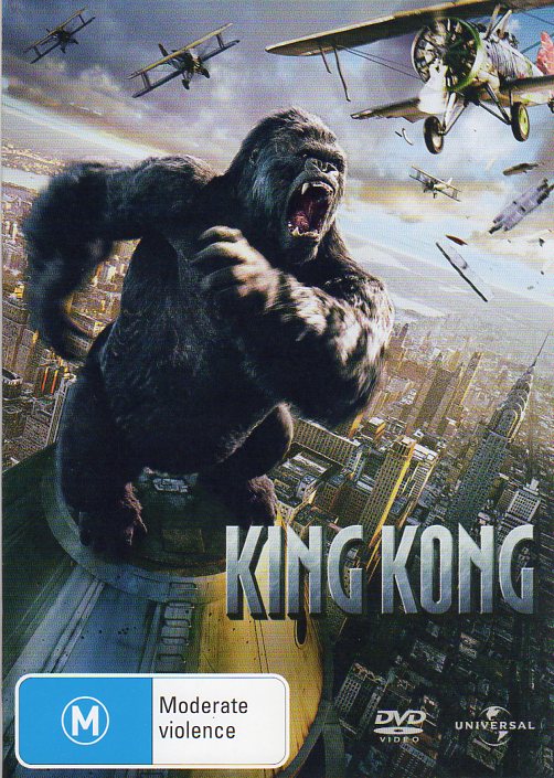 Cat. No. DVDM 1430: KING KONG ~ NAOMI WATTS / JACK BLACK / ADRIEN BRODY. UNIVERSAL 8242389.