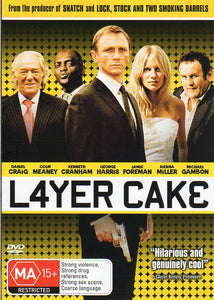 Cat. No. DVDM 1383: L4YER CAKE ~ DANIEL CRAIG / COLM MEANEY / KENNETH CRANHAM / SIENNA MILLER. SONY D36906.