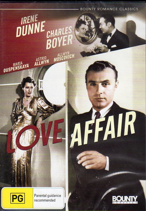 Cat. No. DVDM 1841: LOVE AFFAIR ~ IRENE DUNN /CHARLES BOYER / MARIA OUSPENSKAYA / ASTRID ALLWYN. BOUNTY BF256.