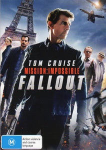 Cat. No. DVDM 1330: MISSION IMPOSSIBLE: FALLOUT ~ TOM CRUISE / ALEC BALDWIN / HENRY CAVILL. UNIVERSAL / PARAMOUNT DK0960.
