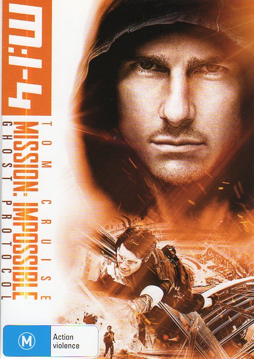Cat. No. DVDM 1328: MISSION IMPOSSIBLE: GHOST PROTOCOL ~ TOM CRUISE / JEREMY RENNER / SIMON PEGG. UNIVERSAL / PARAMOUNT DC3138.