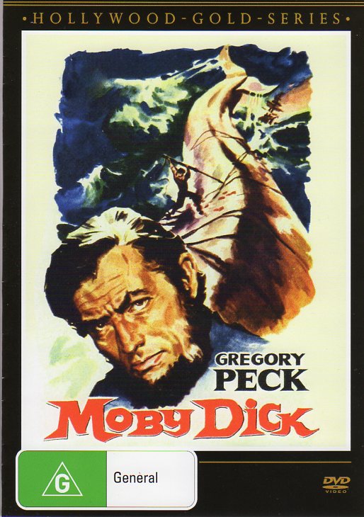 Cat. No. DVDM 1278: MOBY DICK ~ GREGORY PECK / RICHARD BASEHART / LEO GENN. MGM / SHOCK VEGE226.