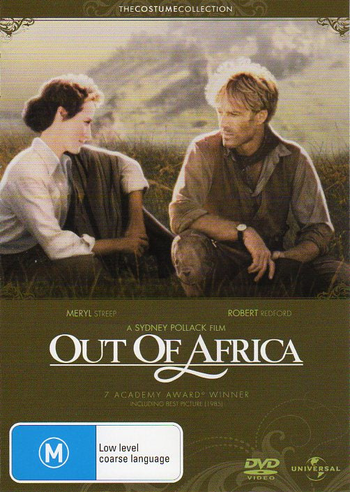 Cat. No. DVDM 1554: OUT OF AFRICA ~ MERYL STREEP / ROBERT REDFORD. UNIVERSAL 8204699.