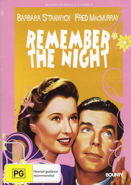 Cat. No. DVDM 1372: REMEMBER THE NIGHT ~ FRED MacMURRAY / BARBARA STANWYCK. UNIVERSAL / BOUNTY BF162