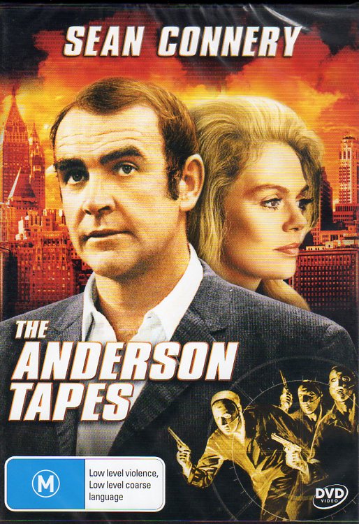 Cat. No. DVDM 1877: THE ANDERSON TAPES ~ SEAN CONNERY / DYAN CANNON / MARTIN BALSAM / ALAN KING. COLUMBIA / JIGSAW J4478.