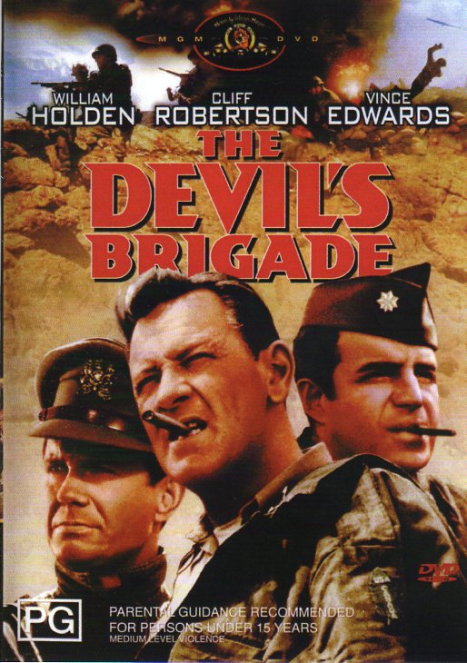 Cat. No. DVDM 1494: THE DEVIL'S BRIGADE ~ WILLIAM HOLDEN / CLIFF ROBERTSON / VINCE EDWARDS. MGM 10003392.
