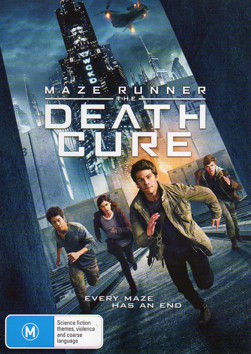 Cat. No. DVDM 1241: MAZE RUNNER - THE DEATH CURE ~ DYLAN O'BRIEN / KAYA SCODELARIO / THOMAS BRODIE-SANGSTER. 20TH CENTURY FOX 67900SDG.