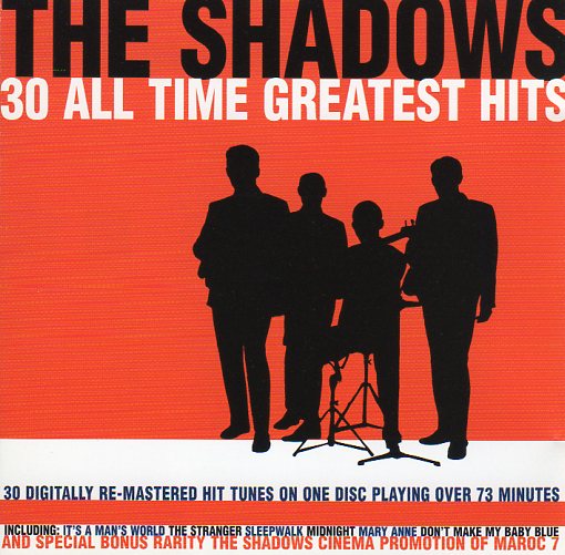 Cat. No. 1099: THE SHADOWS ~ 30 ALL TIME GREATEST HITS. EMI 7243 814898 2 6.