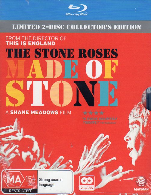 Cat. No. DVDBR 1444: THE STONE ROSES ~ MADE OF STONE. MADMAN MMA8952BR.