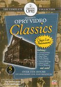 Cat. No. DVD 1286: VARIOUS ARTISTS ~ OPRY VIDEO CLASSICS. TIME LIFE OPR0101.