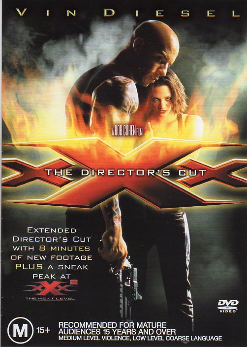 Cat. No. DVDM 1315: XXX (DIRECTOR'S CUT) ~ VIN DIESEL / ASIA ARGENTO. SONY / COLUMBIA DC33398.
