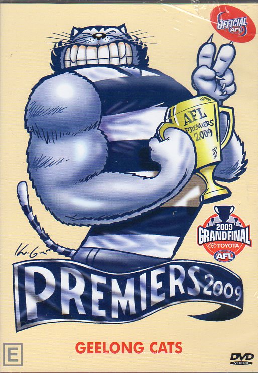 Cat. No. DVDS 1177: AFL PREMIERS 2009 - GEELONG CATS. AFL AFVD463.