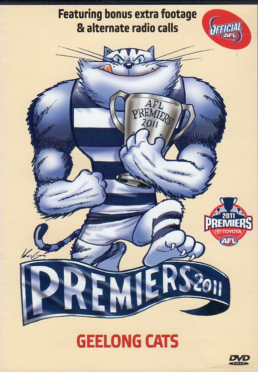 Cat. No. DVDS 1178: 2011 AFL PREMIERS - GEELONG CATS. AFL AFVD495.