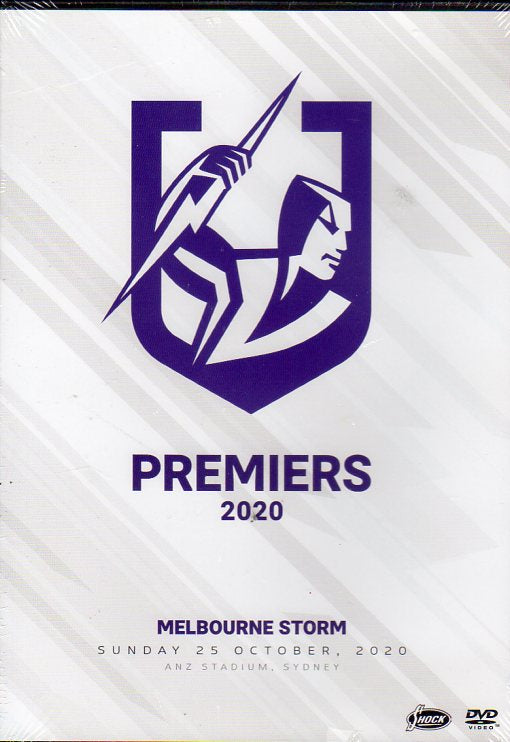Cat. No. DVDS 1164: 2020 NRL PREMIERS - MELBOURNE STORM. NRL / SHOCK BHE8400.