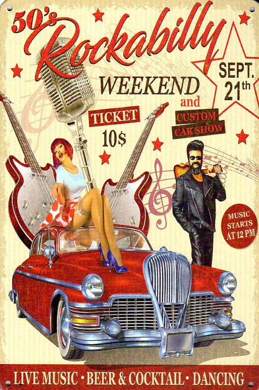 Cat. No. MS 029: 50's ROCKABILLY WEEKEND.