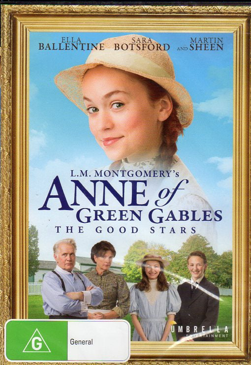 Cat. No. DVDM 2017: ANNE OF GREEN GABLES - THE GOOD STARS ~ ELLA BALLENTINE / SARA BOTSFORD / MARTIN SHEEN. UMBRELLA DAVID3832.