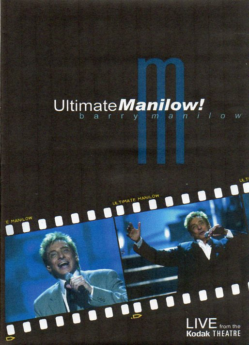 Cat. No. DVD 1249: BARRY MANILOW ~ ULTIMATE MANILOW - LIVE FROM THE KODAK THEATRE. SONY 82876603609.