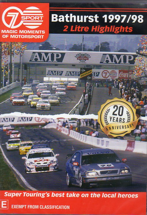 Cat. No. DVDS 1169: BATHURST 1997/98 2 LITRE HIGHLIGHTS. CHEVRON BHE7694.