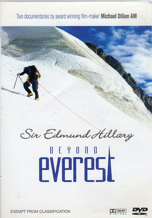 Cat. No. DVDM 1994: BEYOND EVEREST ~ SIR EDMUND HILLARY. FORCE ENTERTAINMENT NOM0008D