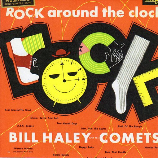 Cat. No. VV 1090: BILL HALEY AND HIS COMETS ~ ROCK AROUND THE CLOCK. MCA MAP/S 1302.