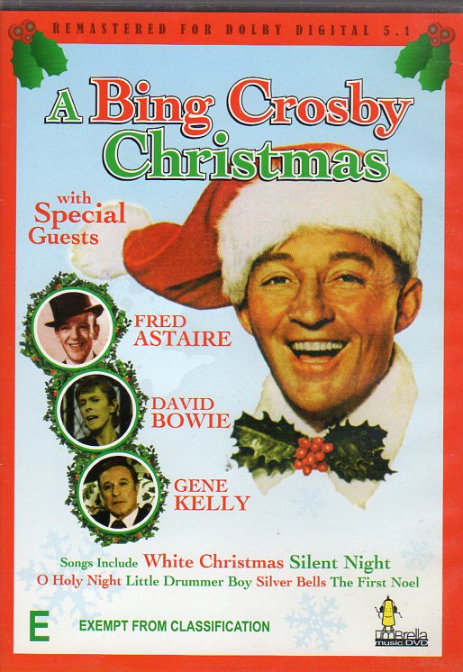 Cat. No. DVD 1165: A BING CROSBY CHRISTMAS ~ BING CROSBY AND GUESTS. UMBRELLA DAVID 0598.