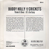 Cat. No. VV 1033: BUDDY HOLLY & THE CRICKETS ~ THINK IT OVER / IT'S SO EASY. MCA BH-6.