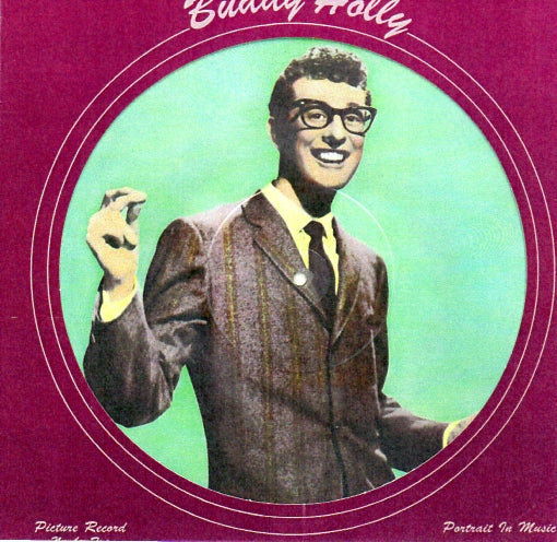 Cat. No. VV 1469: BUDDY HOLLY ~ PORTRAIT IN MUSIC - PICTURE DISC NUMBER TWO. SOLID SMOKE SS-8003.