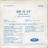 Cat. No. VV 1020: BUDDY HOLLY ~ RIP IT UP. CORAL RECORDS CX-10.927.