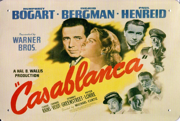 Cat. No. MS 045: CASABLANCA ~ HUMPHREY BOGART.