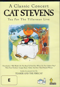 Cat. No. DVD 1205: CAT STEVENS ~ TEA FOR THE TILLERMAN LIVE. UMBRELLA DAVID0668.
