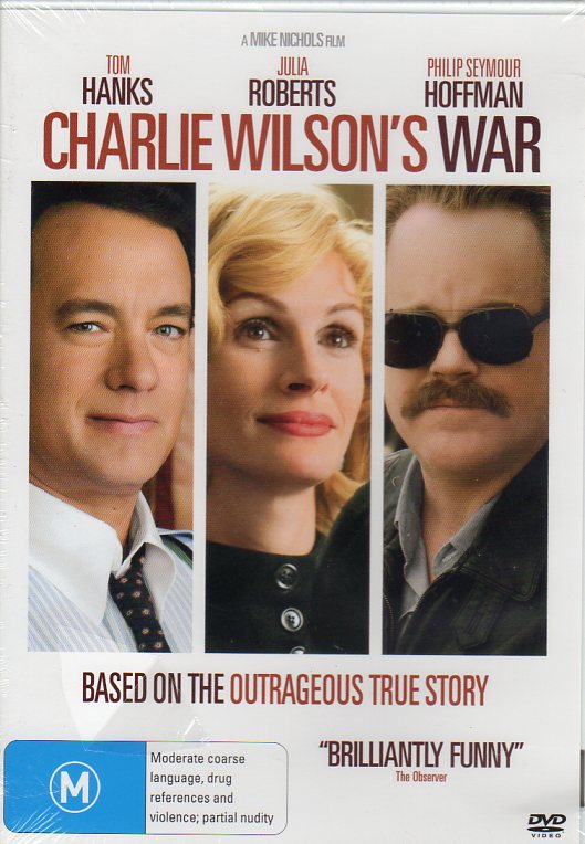 Cat. No. DVDM 2010: CHARLIE WILSON'S WAR ~ TOM HANKS / JULIA ROBERTS / PHILIP SEYMOUR HOFFMAN. UNIVERSAL / SHOCK KAL4520.