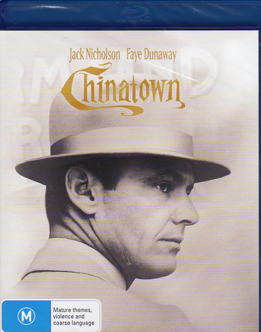 Cat. No. DVDMBR 1925: CHINATOWN ~ JACK NICHOLSON / FAYE DUNAWAY / JOHN HUSTON. PARAMOUNT / UNIVERSAL / SONY BCD1764.