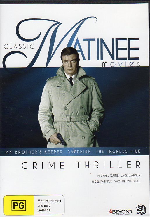 Cat. No. DVDM 1973: CLASSIC MATINEE MOVIES - CRIME THRILLER ~ VARIOUS ACTORS. ITV / BEYOND BHE7163.